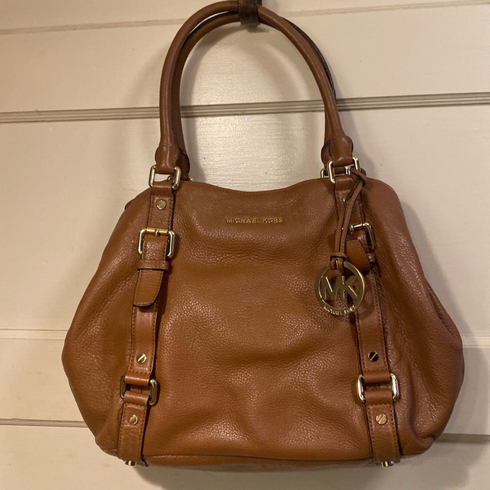 Michael Kors Women's Tan Leather Satchel